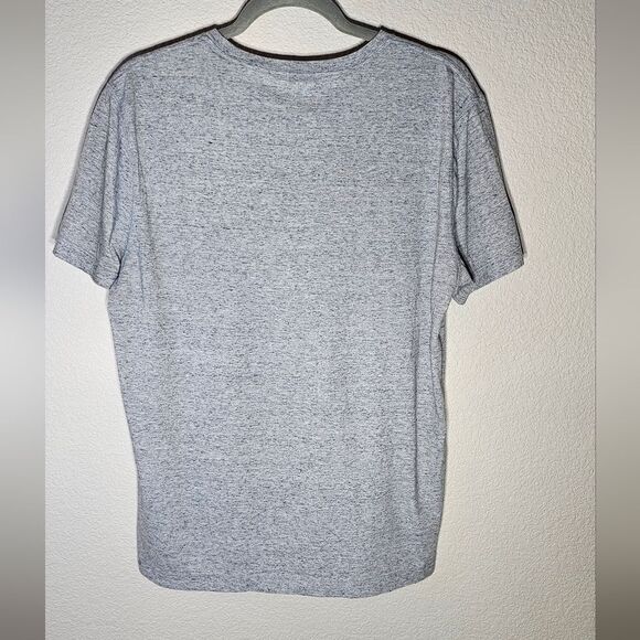 Banana republic soft wash gray short sleeve basic t-shirt top sz large - Picture 2 of 3